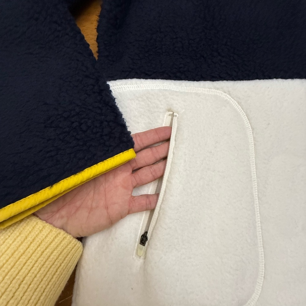 Talbots Sherpa Colorblock Jacket 1X - Picture 7 of 11